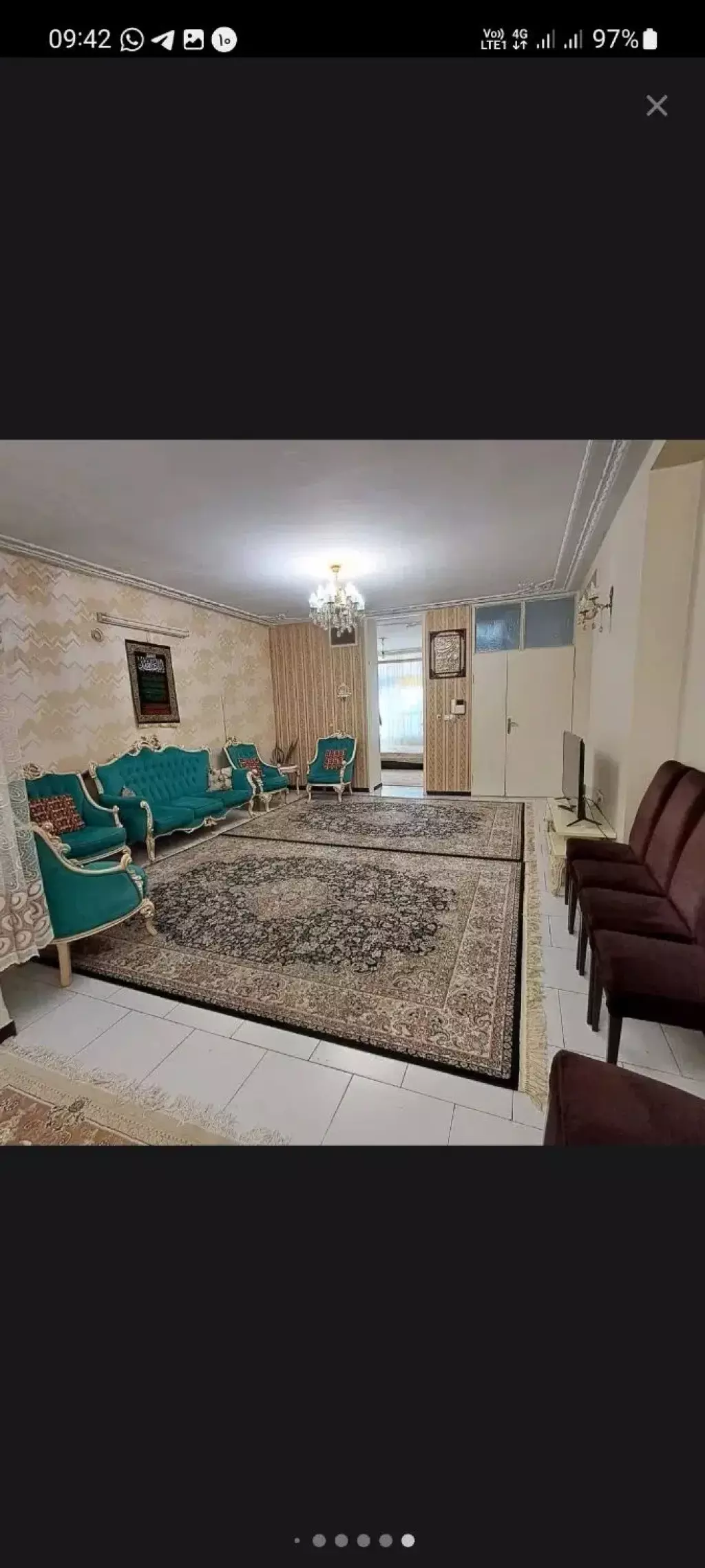 نارمک 120متر ویلایی2خواب شمالی طبقه روی همکف - تصویر 5