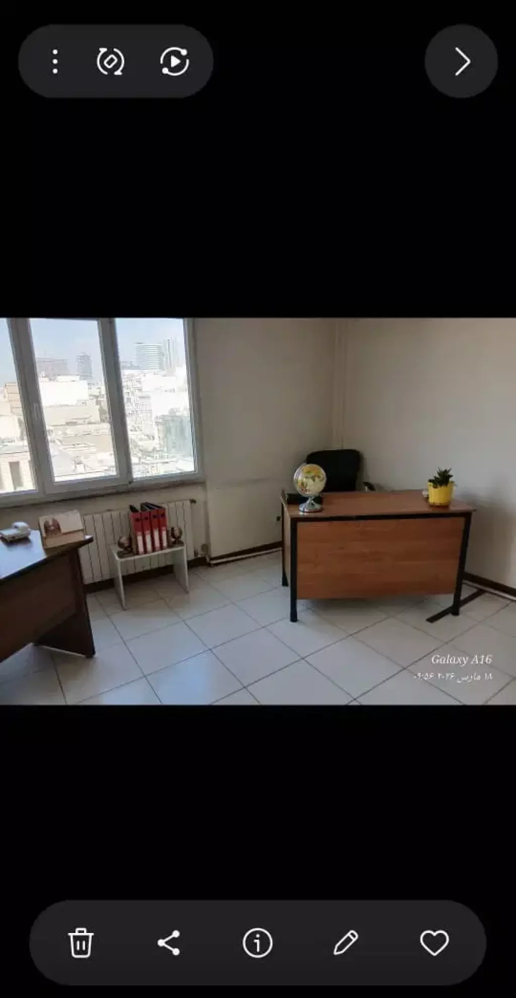 اجاره اداری و تجاری 16 متری در گاندی