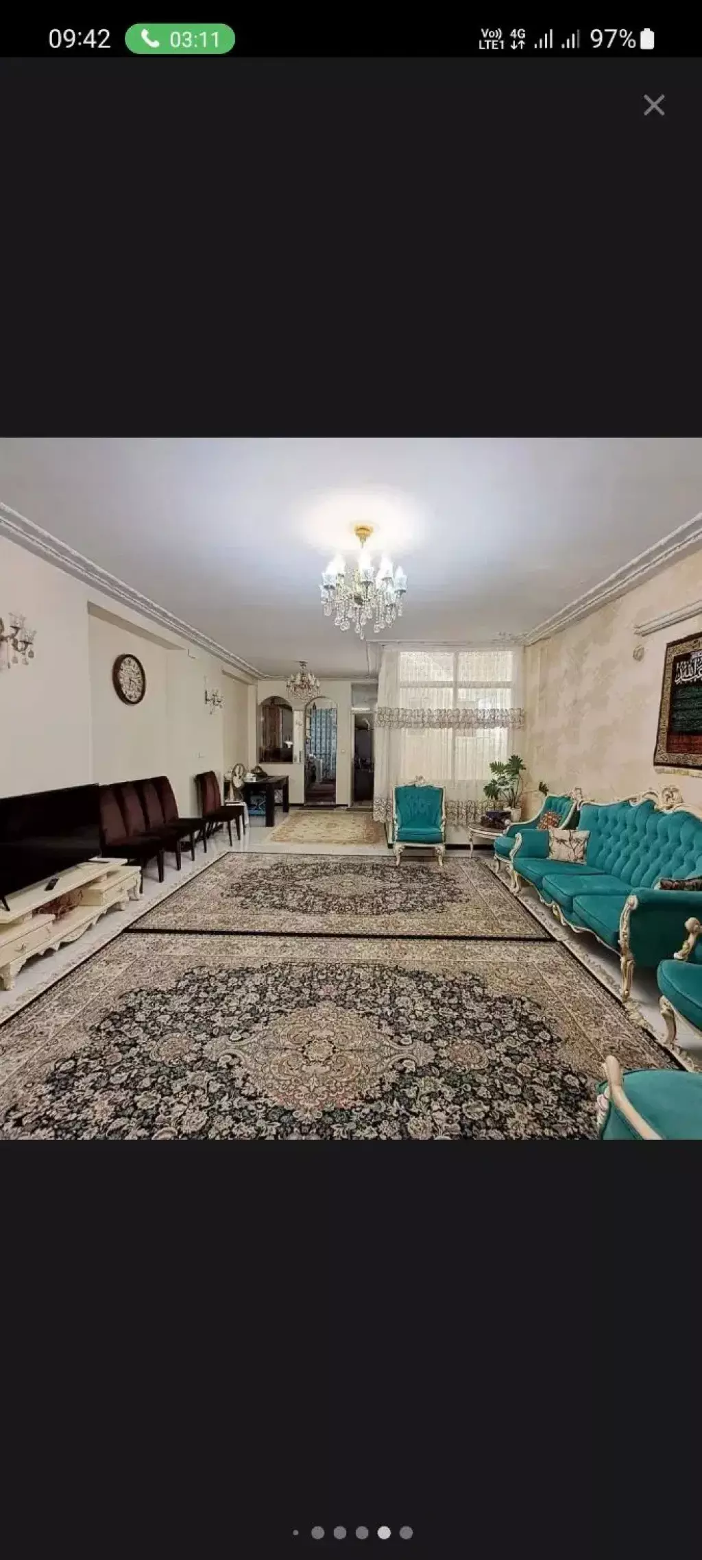 نارمک 120متر ویلایی2خواب شمالی طبقه روی همکف